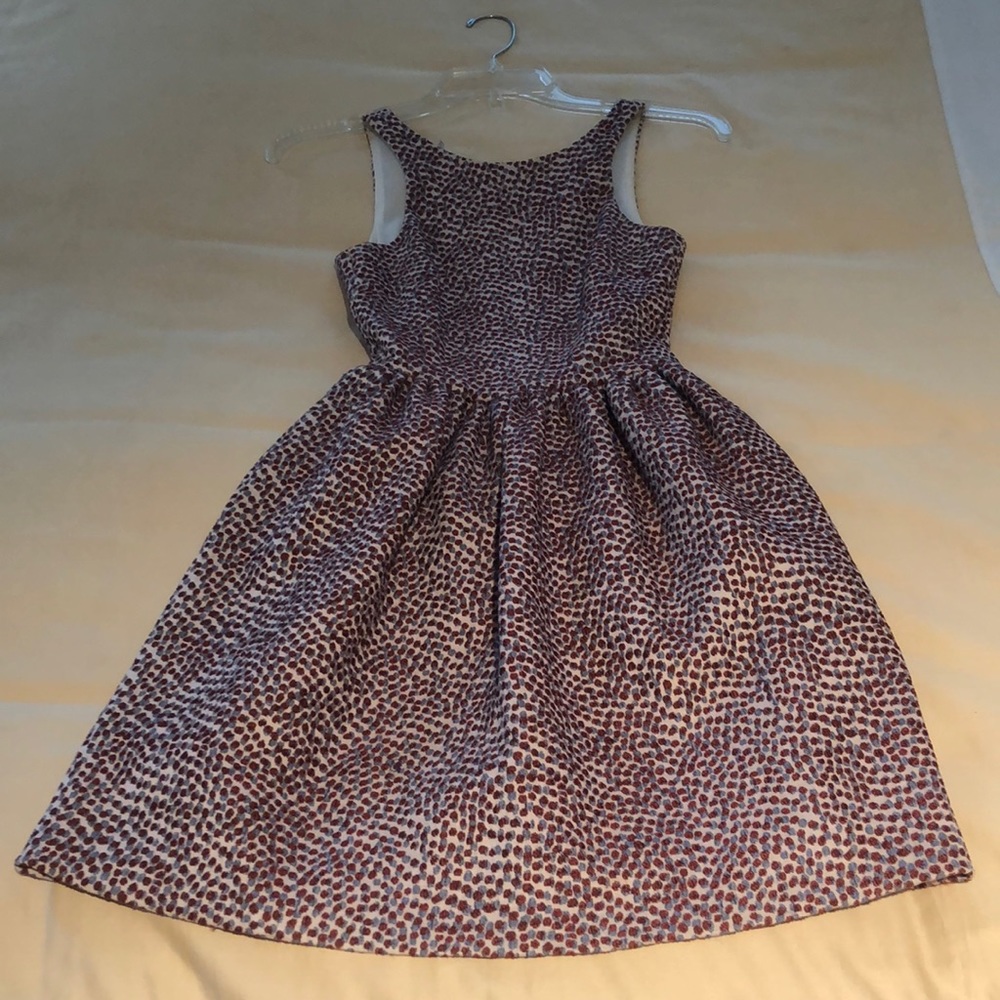 Jacquard multi color dress